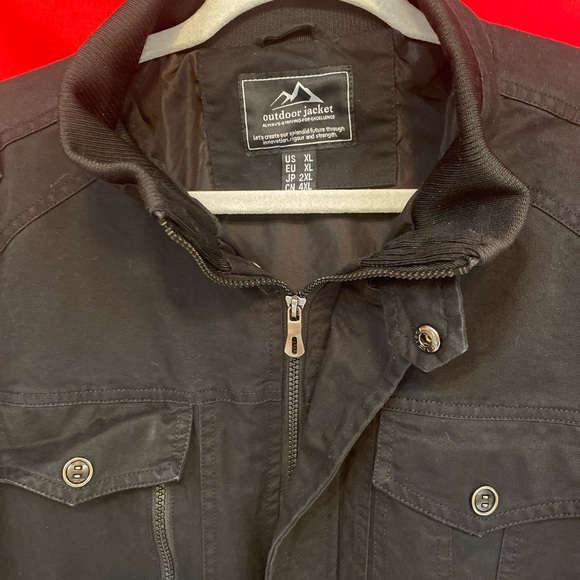 Men’s Black Outdoor Jacket XL - Picture 3 of 7